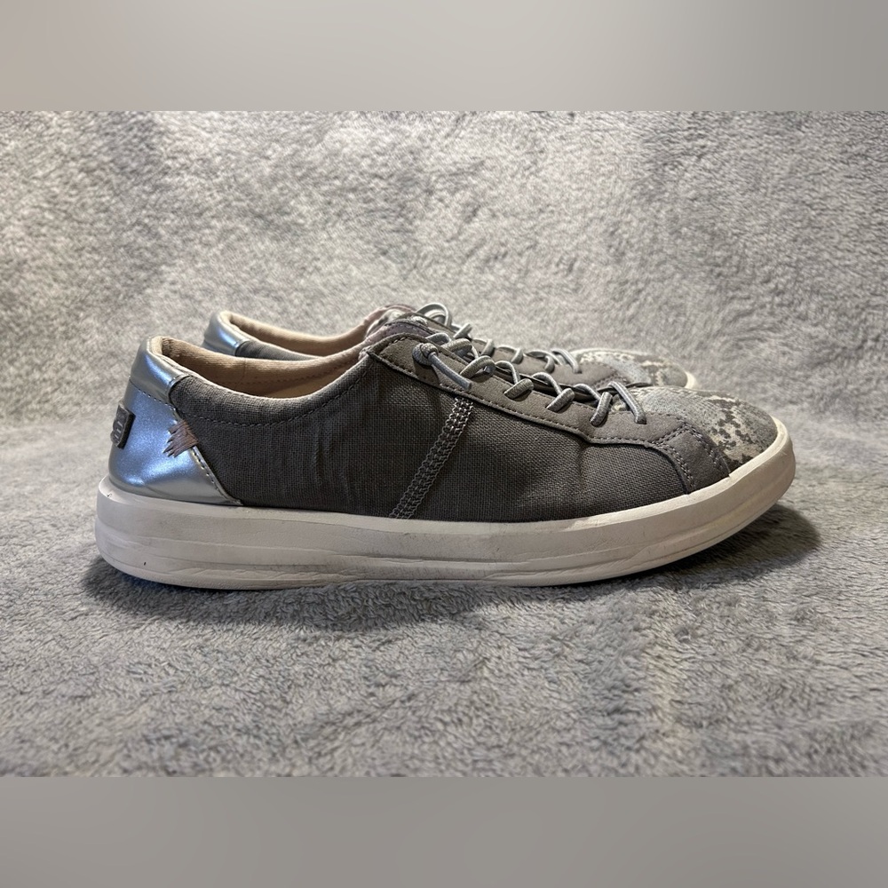 Hey Dude Karina Silver Python Sneakers - image 3